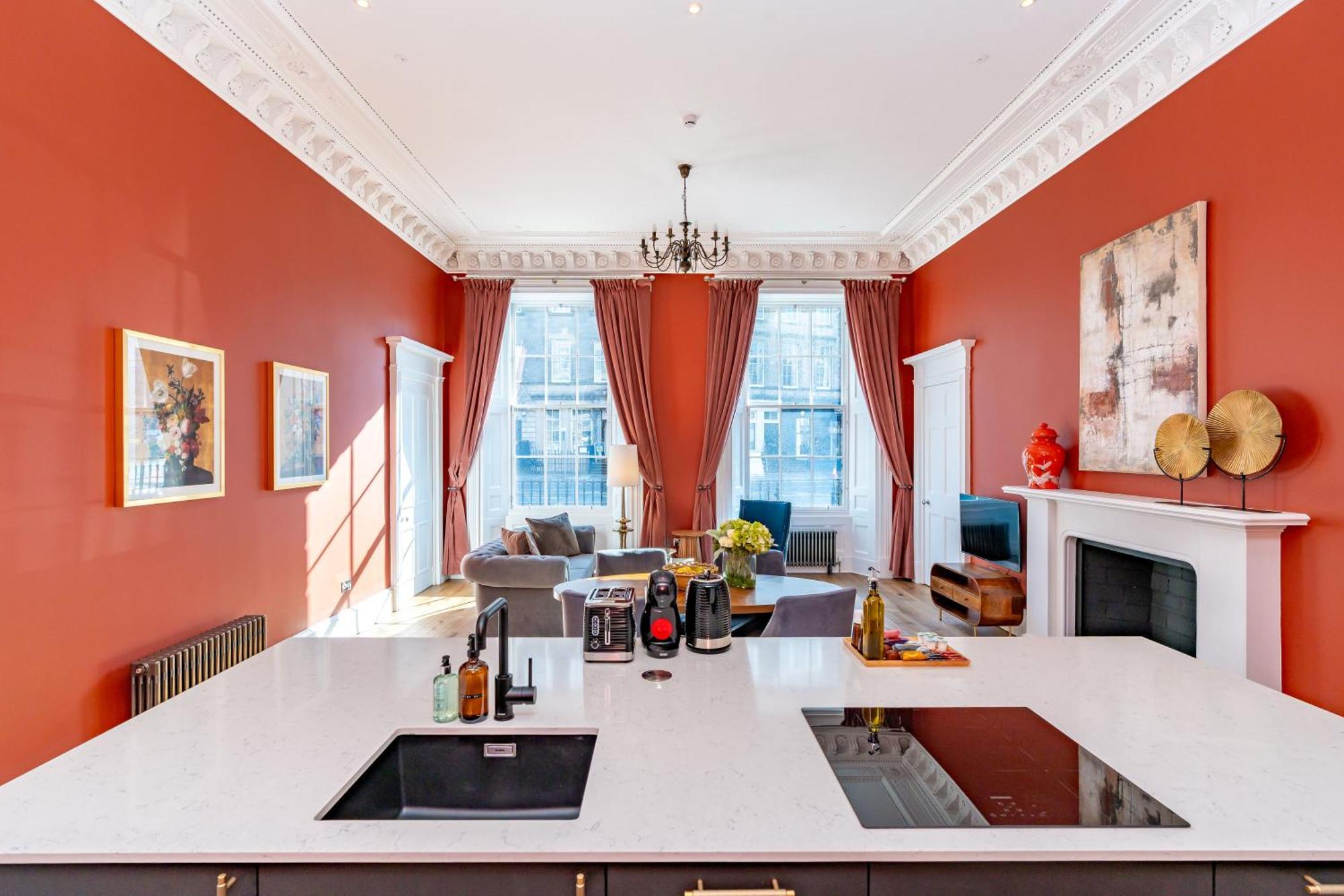 Dragon Suites Luxury Apartments At 9 Albyn Place Edinburgh Luaran gambar